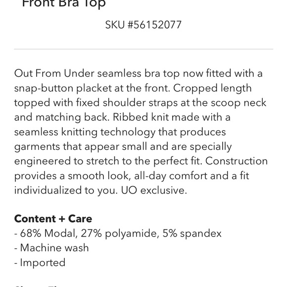 Urban outfitters button crop top - Picture 3 of 6